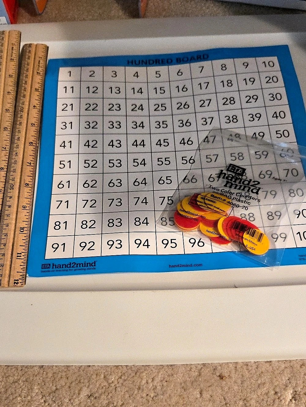hand2mind classroom learning activity Saxon Math Set - Picture 8 of 12